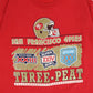 Vintage San Francisco 49ers Three Peat Tee Image 1
