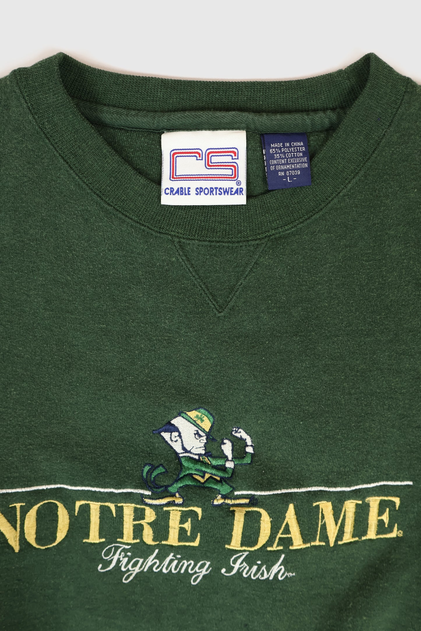 Vintage Notre Dame Crewneck Image 2