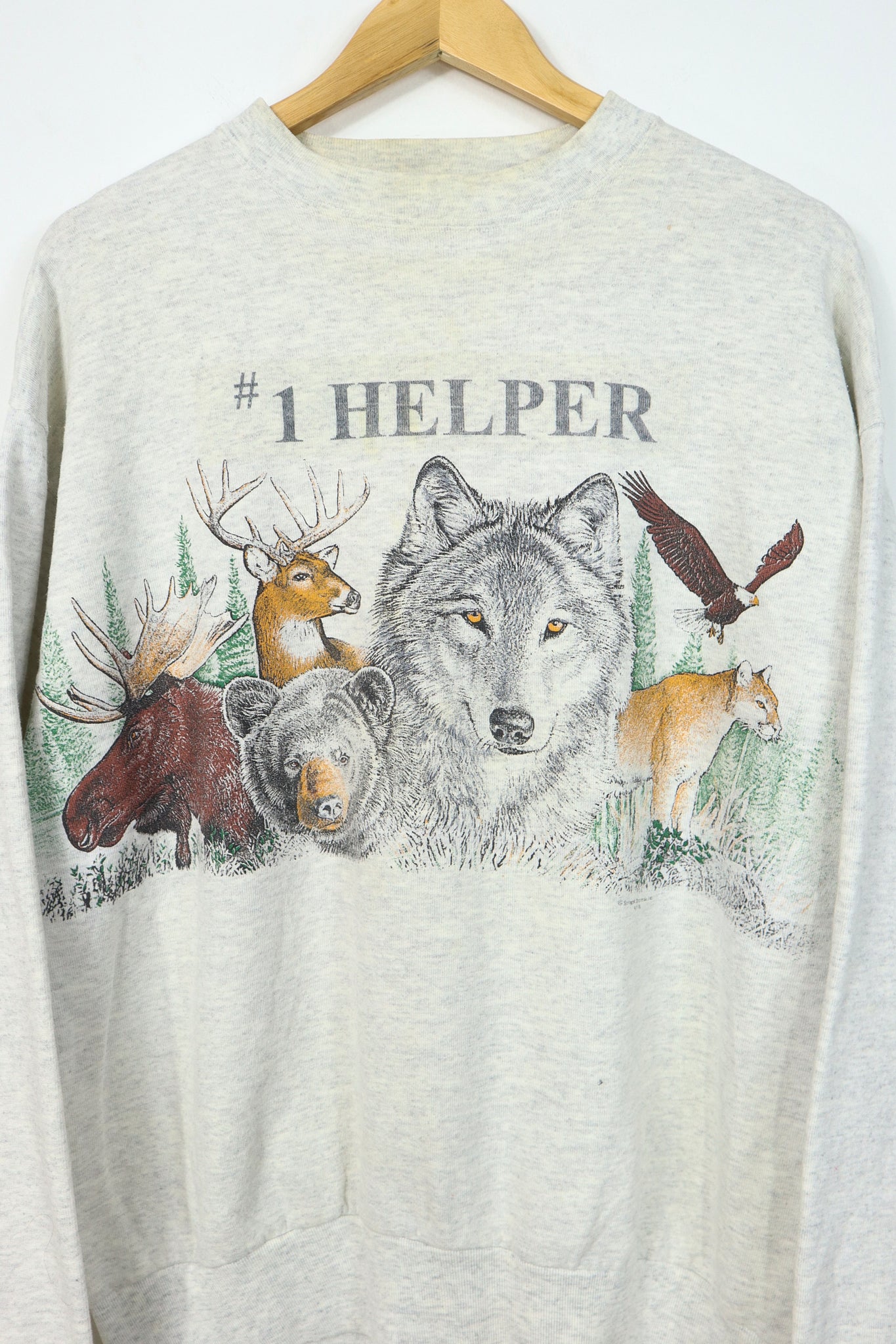 Vintage #1 Helper Animal Crewneck