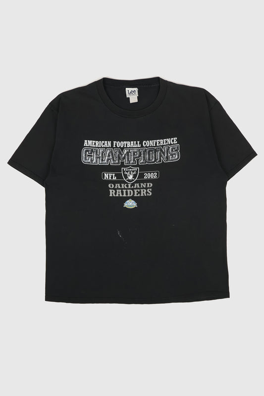 Vintage Oakland Raiders 2002 AFC Champions Tee Image 0