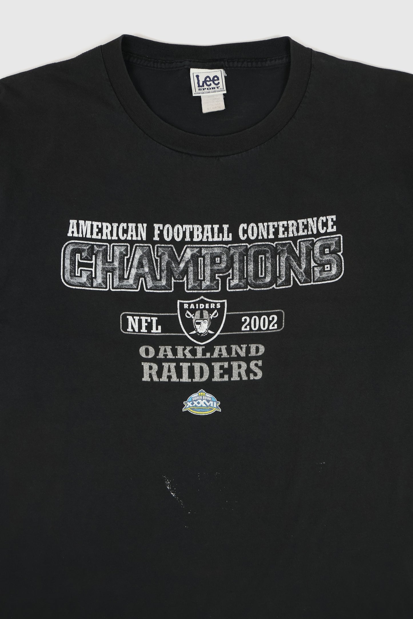 Vintage Oakland Raiders 2002 AFC Champions Tee Image 1