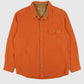 Vintage Orange Flannel Button-Down Shirt Image 0