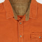 Vintage Orange Flannel Button-Down Shirt Image 2