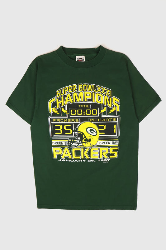 Vintage Green Bay Packers Super Bowl XXXI Champions Tee Image 0