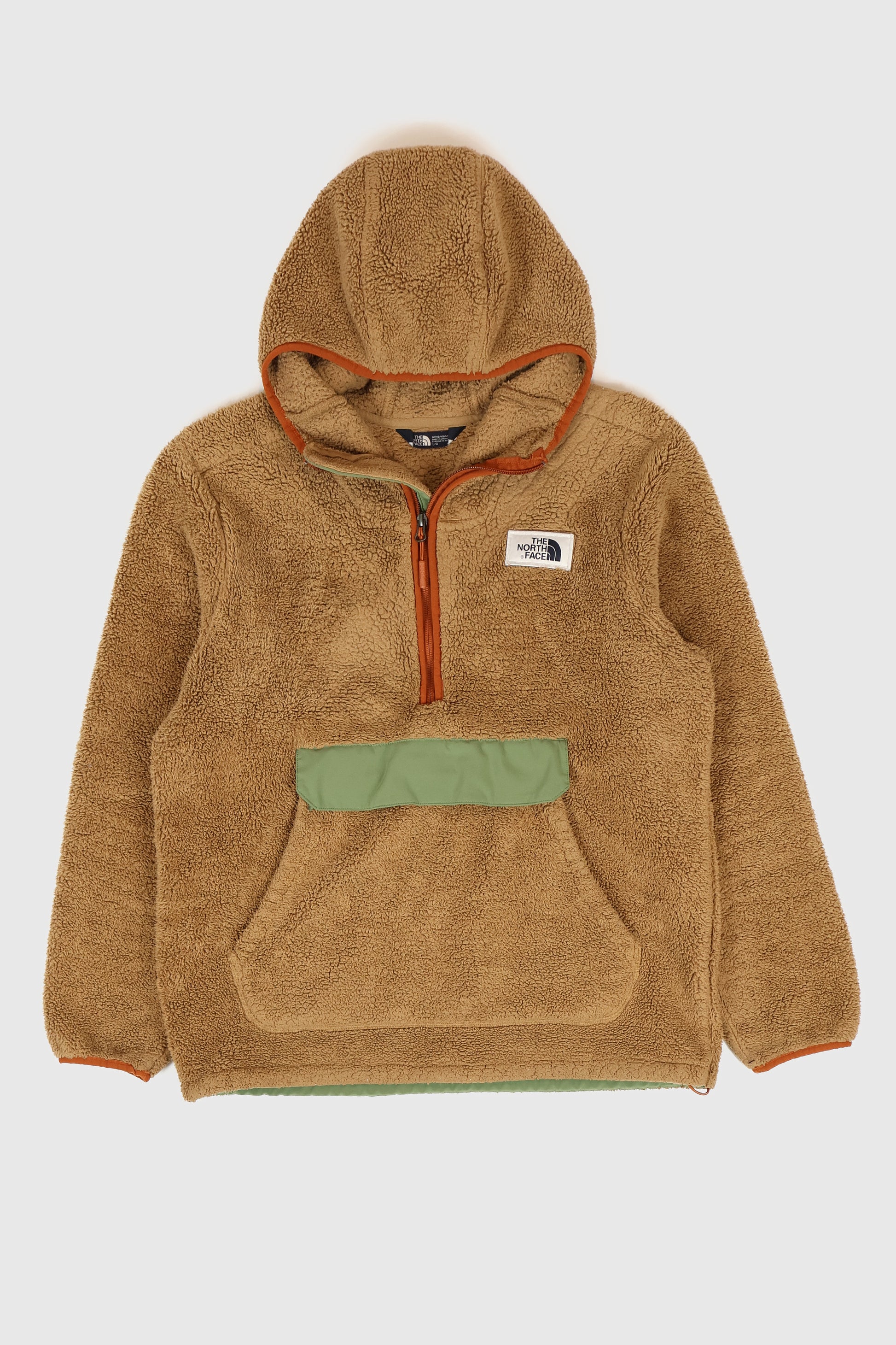 Vintage The North Face Hooded Fleece Jacket Image 0