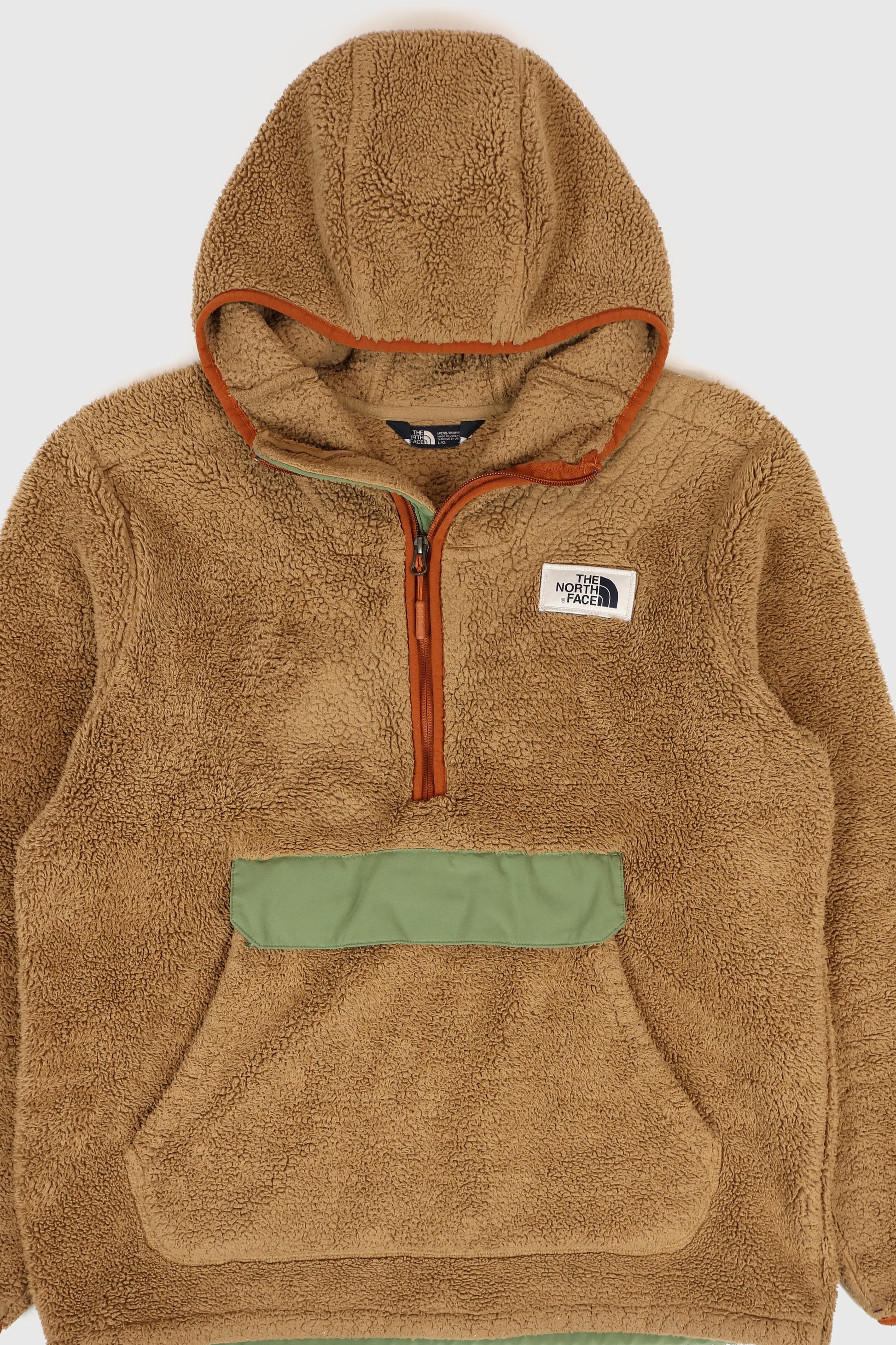 Vintage The North Face Hooded Fleece Jacket Image 2