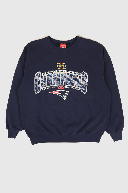 Vintage New England Patriots Super Bowl XXXVIII Crewneck Image 0