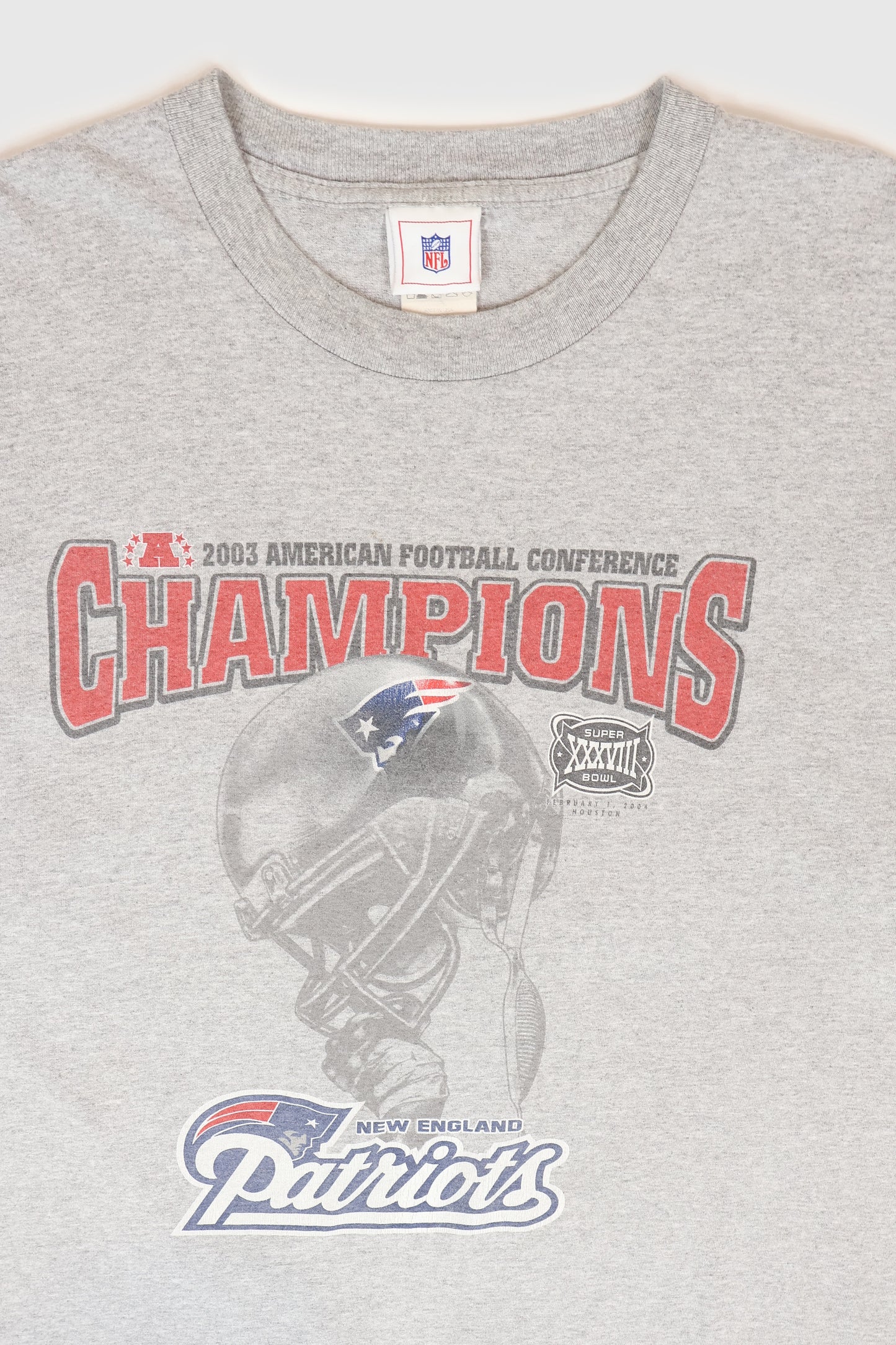Vintage New England Patriots Super Bowl XXXVIII Tee Image 1