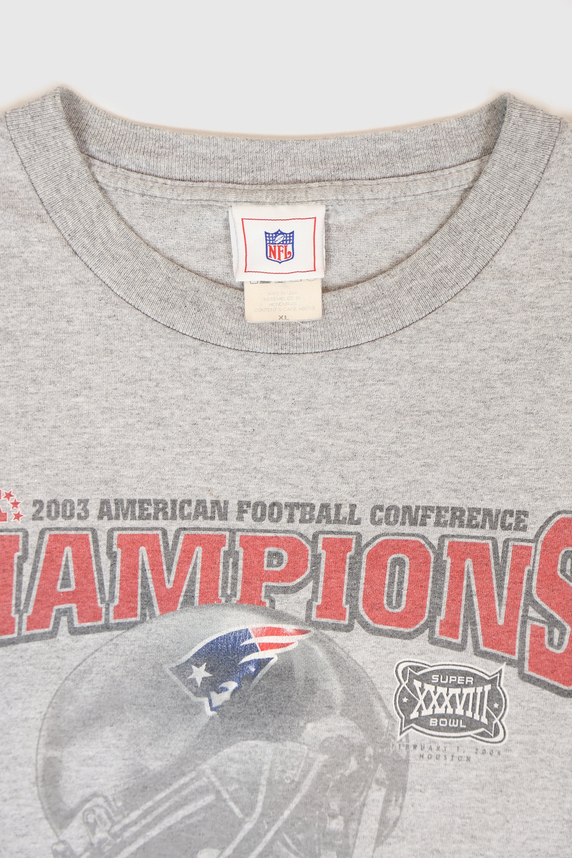 Vintage New England Patriots Super Bowl XXXVIII Tee Image 2
