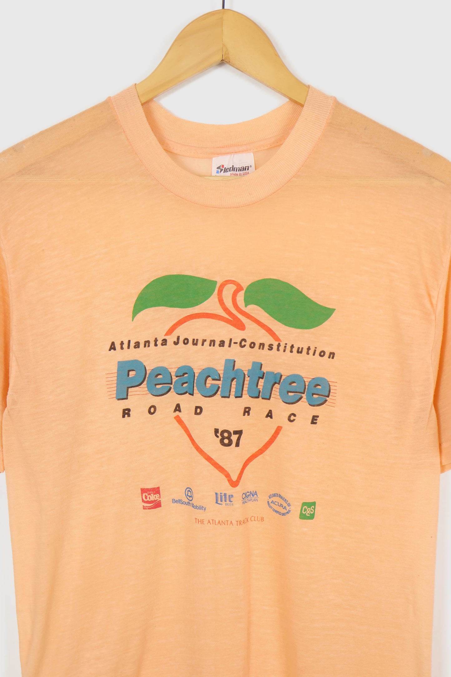 Vintage Threadbare 1987 Peachtree Road Race Tee