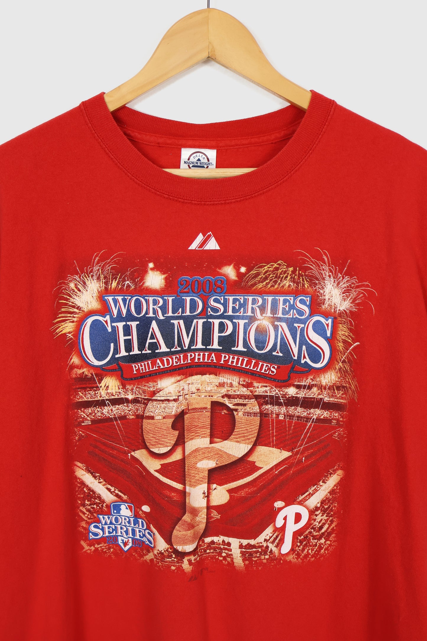 Vintage Philadelphia Phillies 2008 World Series Champions Tee