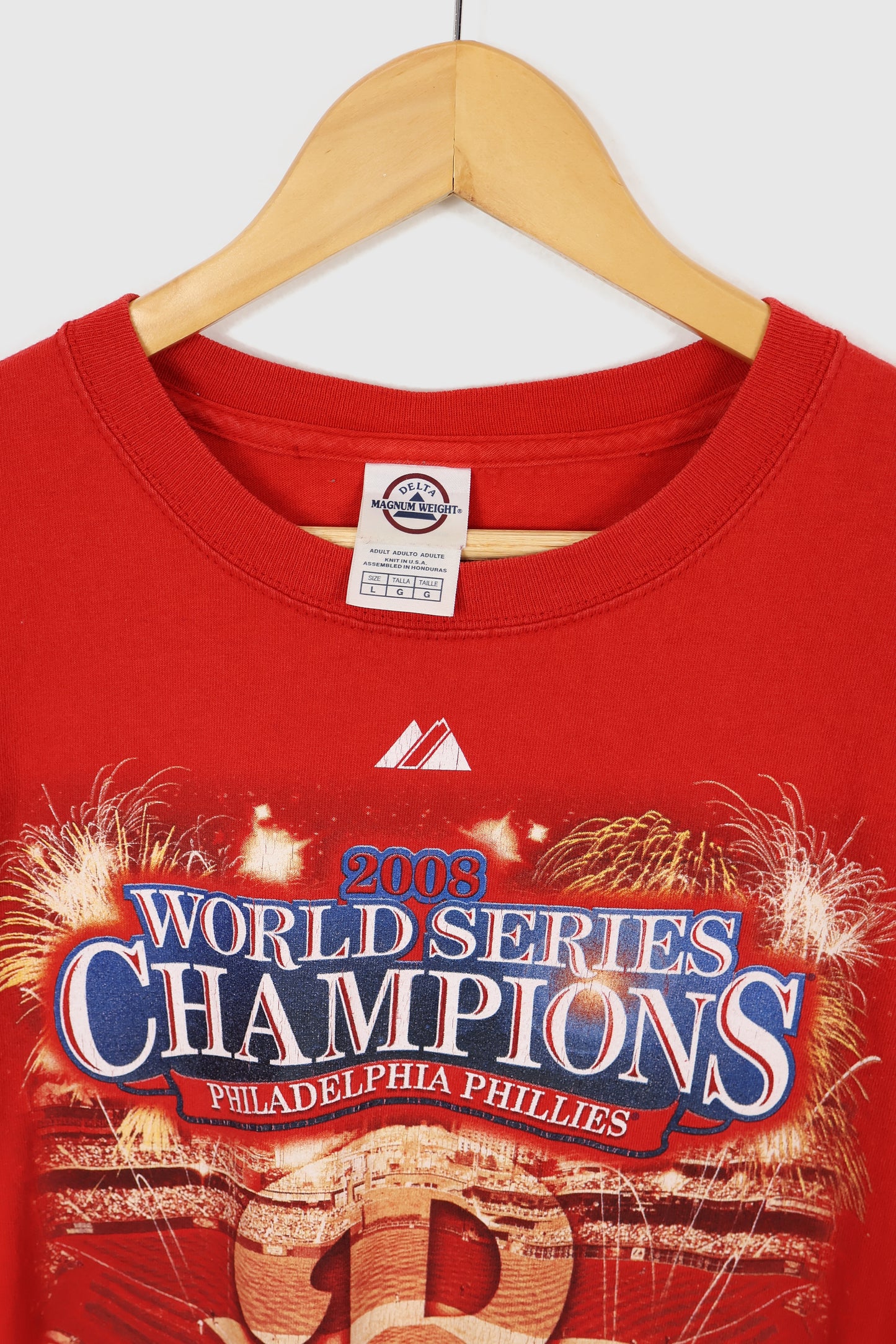 Vintage Philadelphia Phillies 2008 World Series Champions Tee