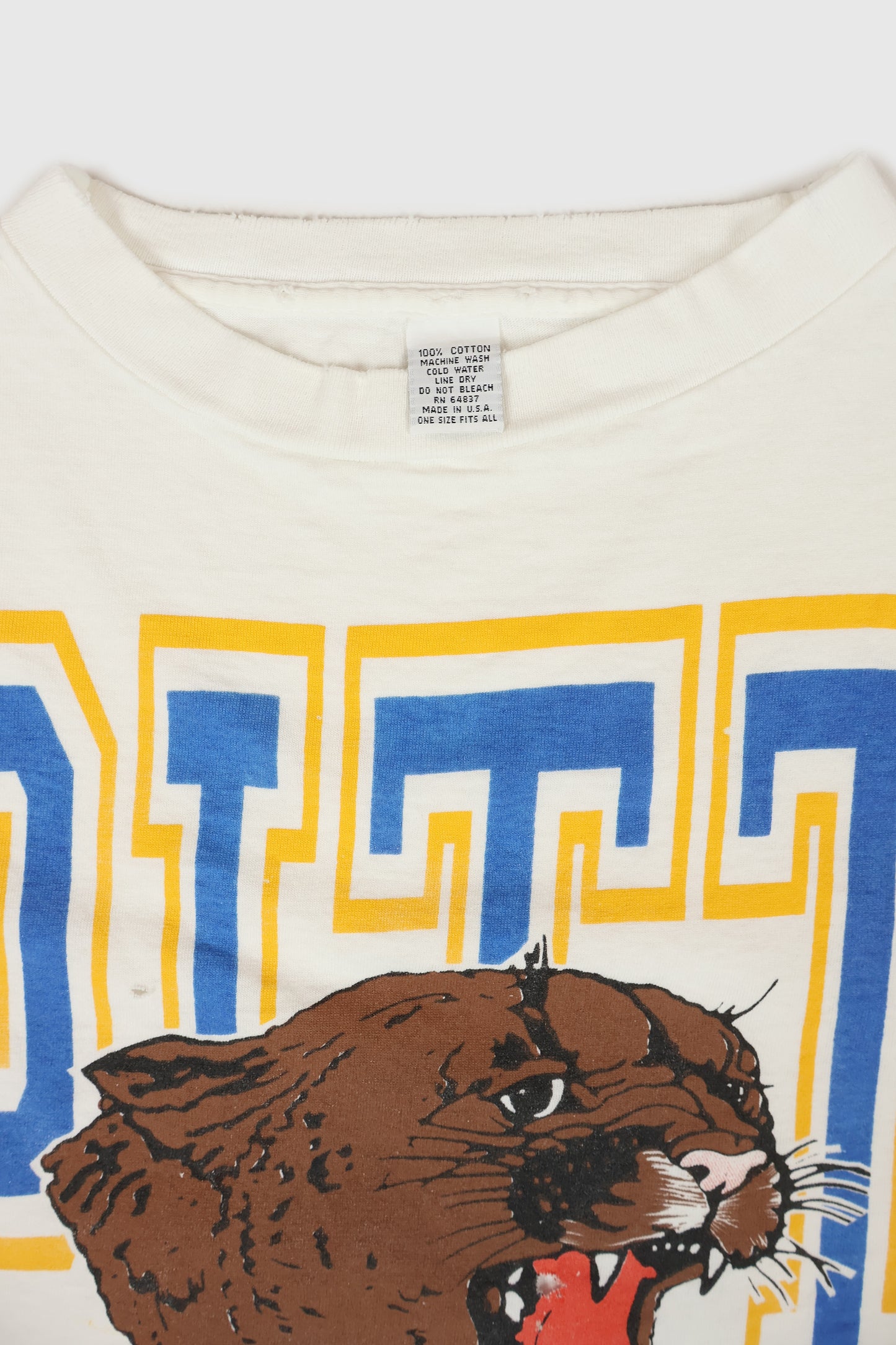 Vintage University of Pittsburgh Cropped Tee