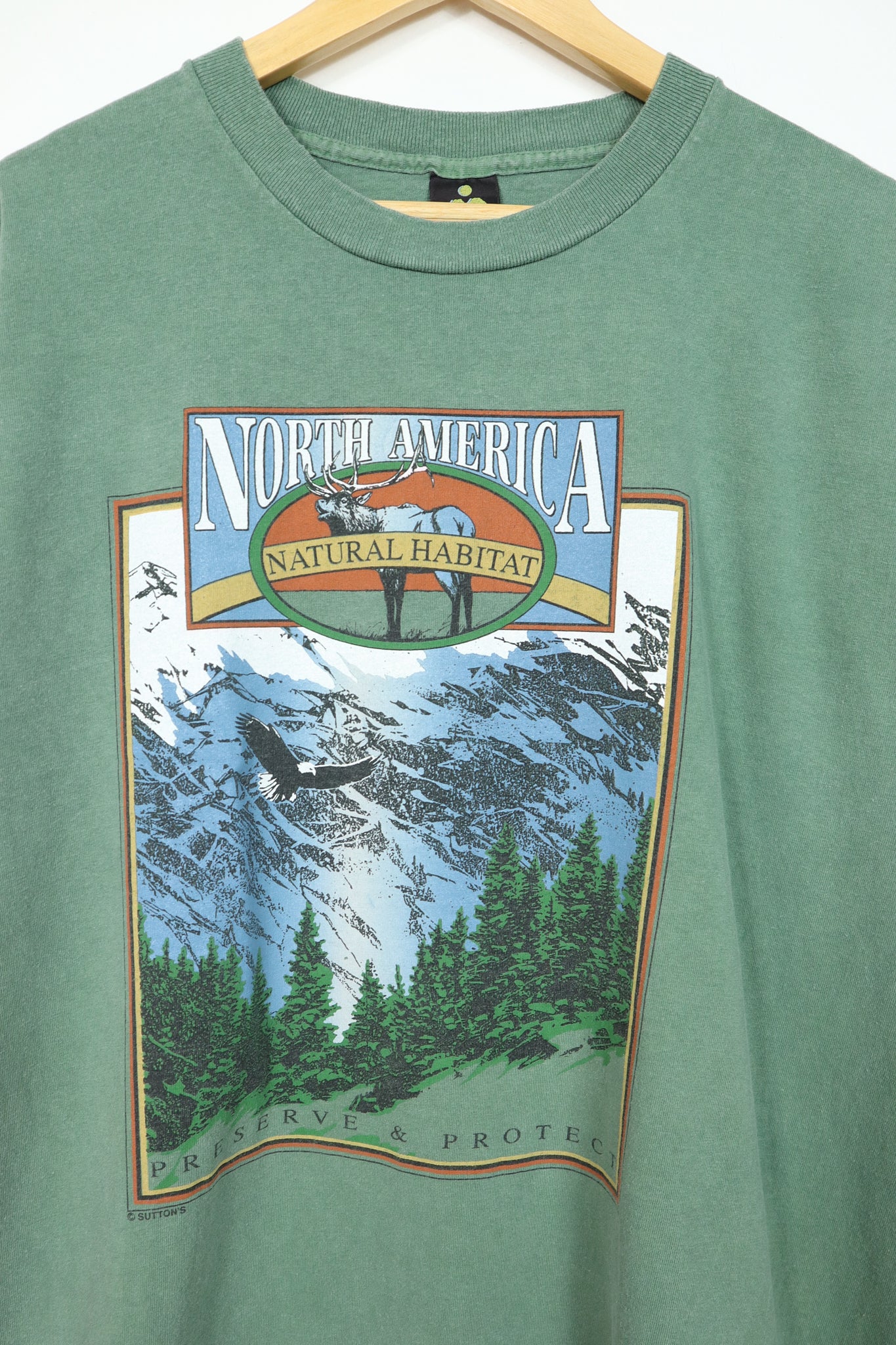 Vintage Natural Habitat Preserve and Protect Tee