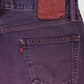 Vintage Levi's Overdyed 505 Relaxed Straight Fit Jeans Image 3
