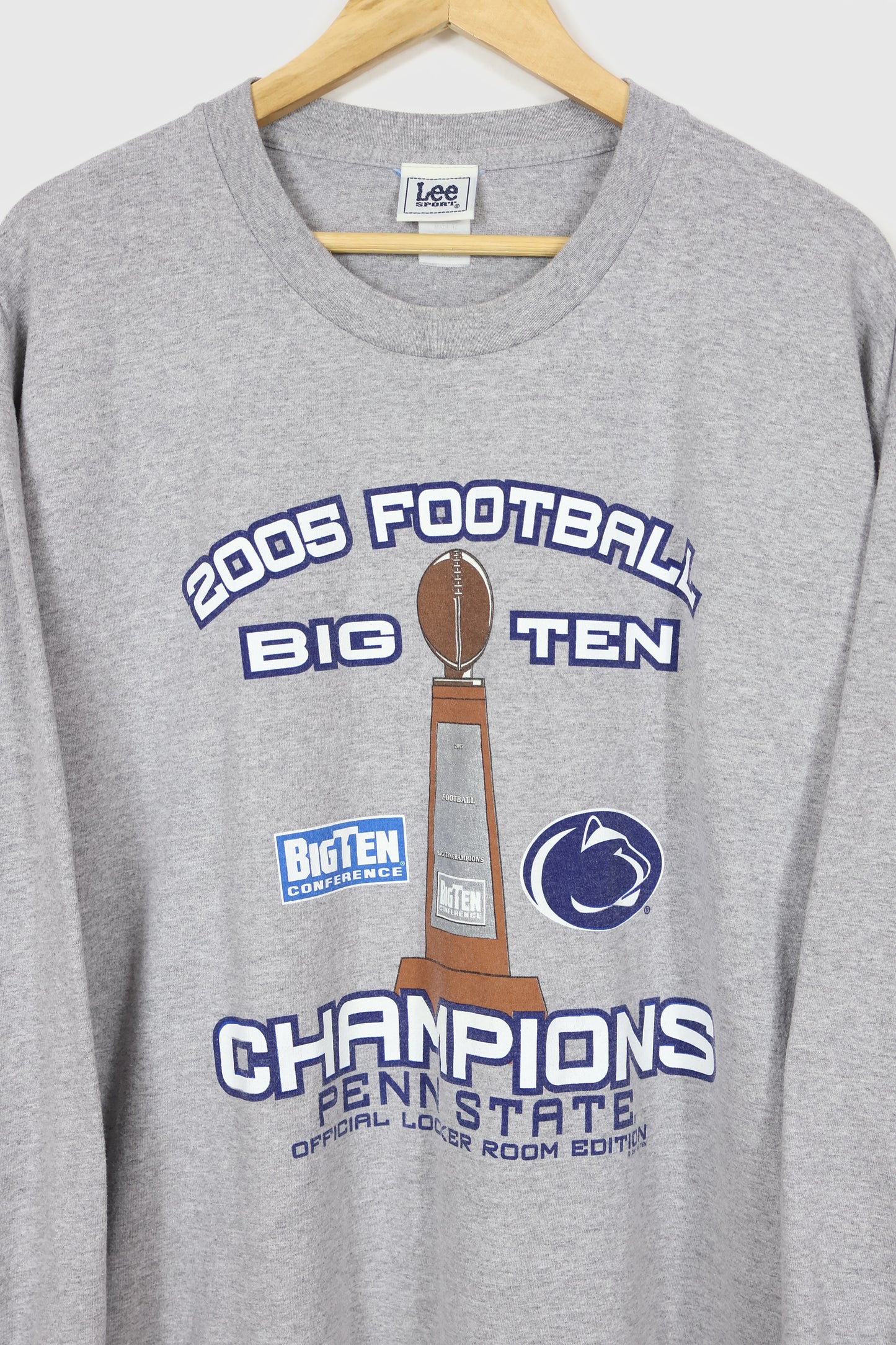 Vintage Penn State Football 2005 Big Ten Champions Long Sleeve Tee