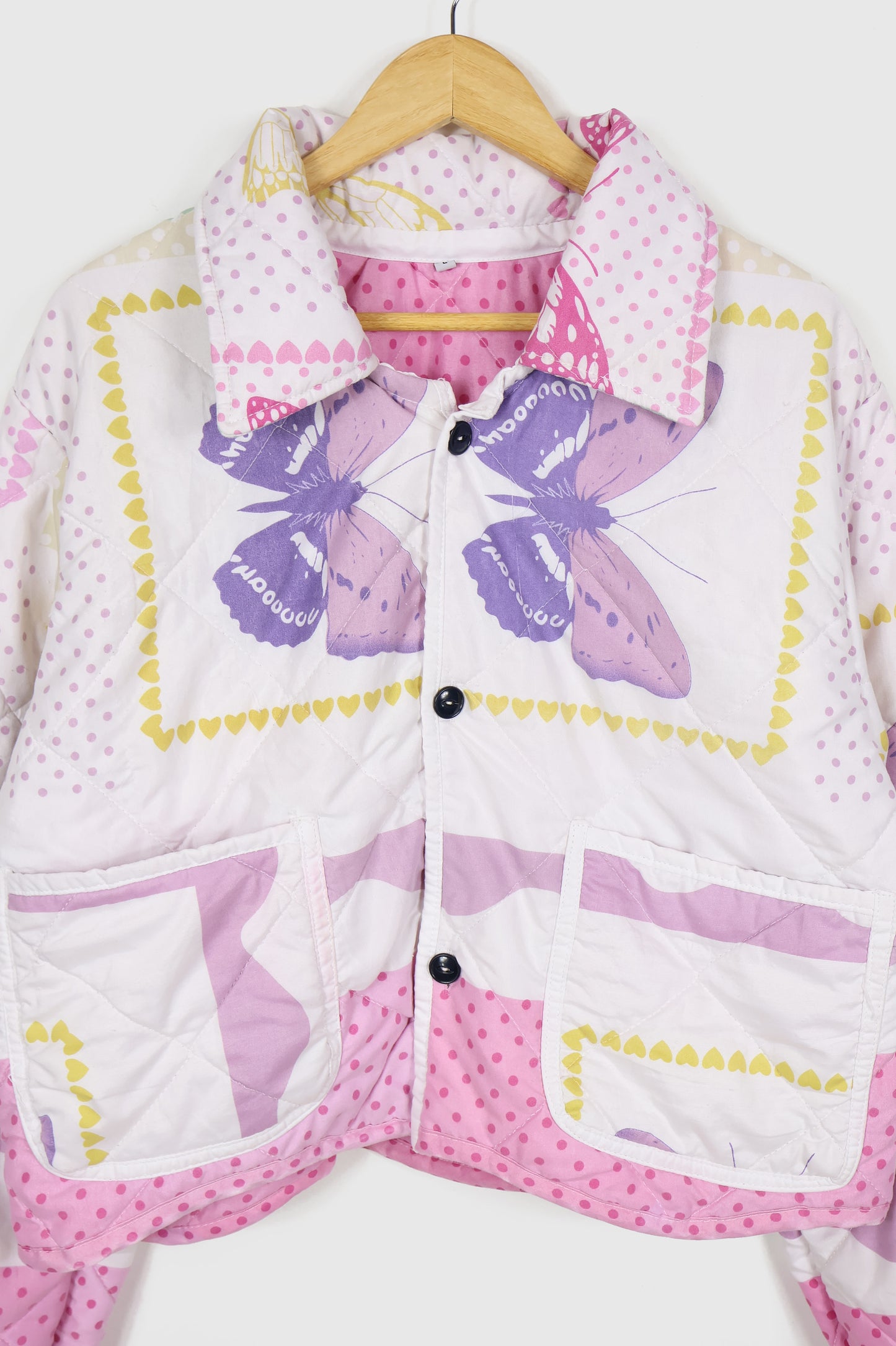 Reworked Quilt Button-Down Jacket 01