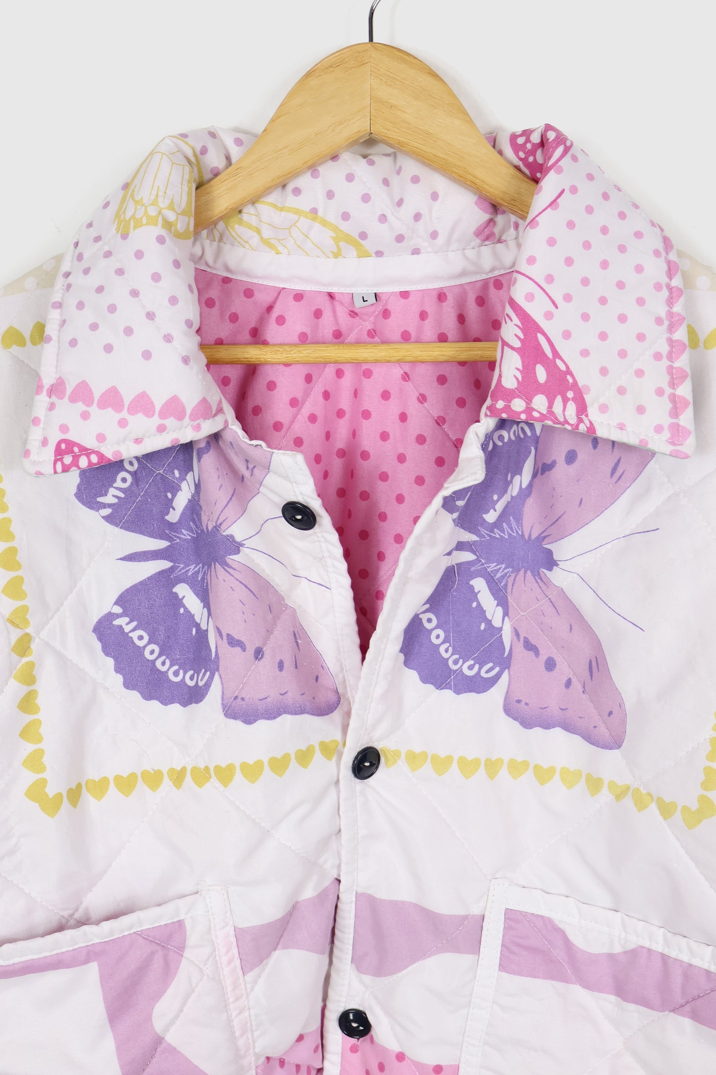 Reworked Quilt Button-Down Jacket 01