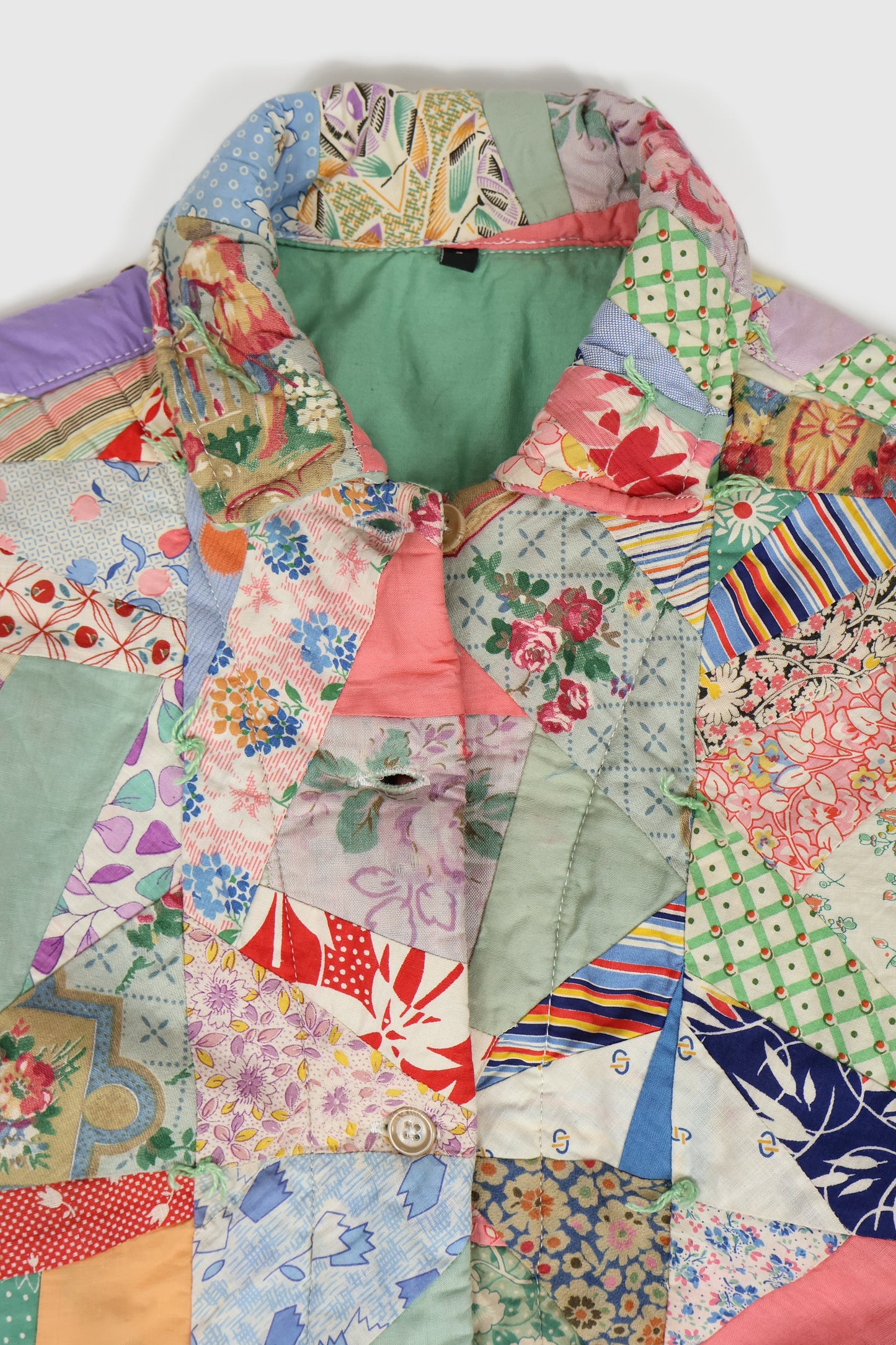 Reworked Quilt Button-Down Chore Jacket 05