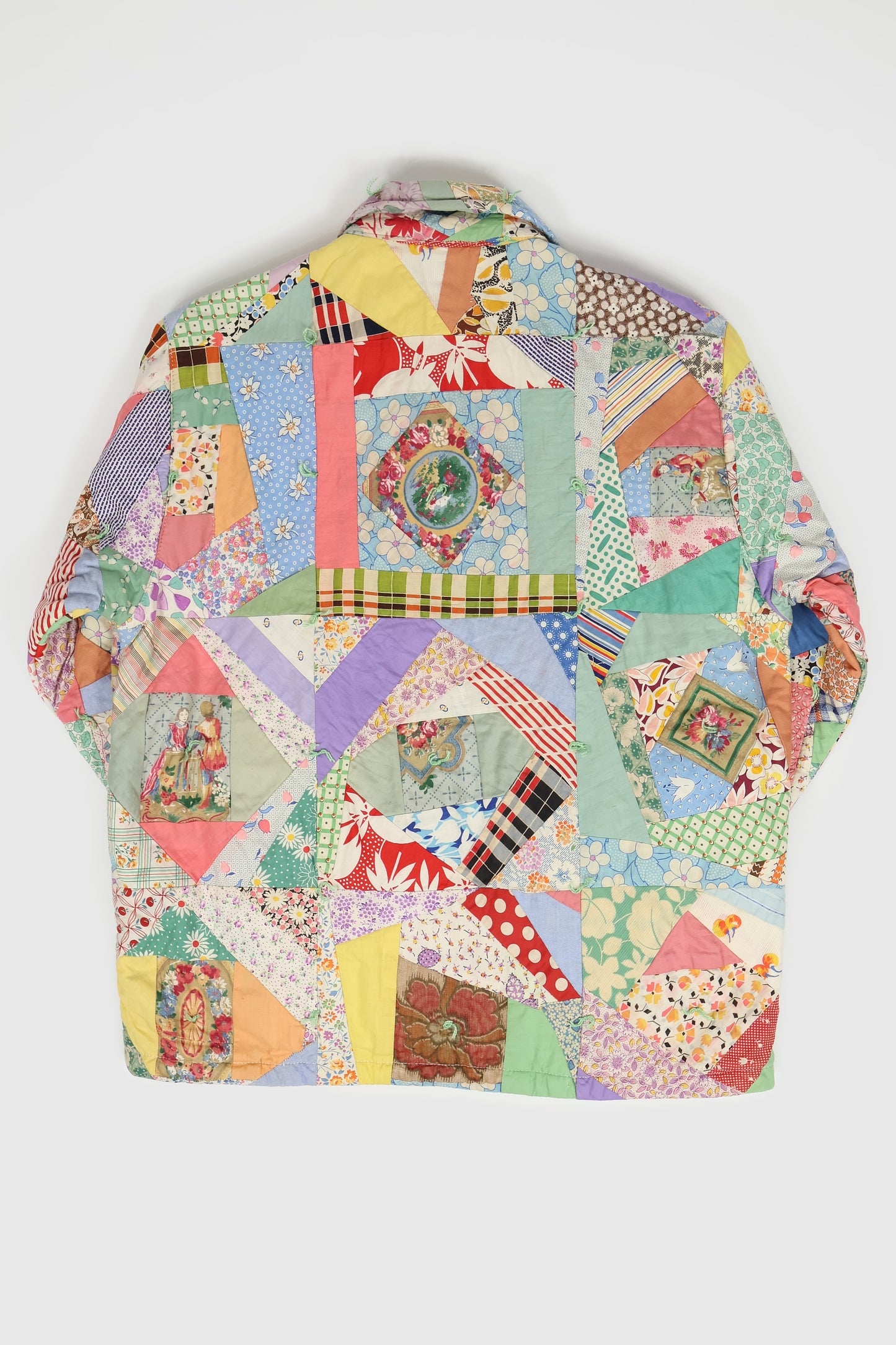 Reworked Quilt Button-Down Chore Jacket 05