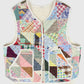 Reworked Snap Button Quilt Vest