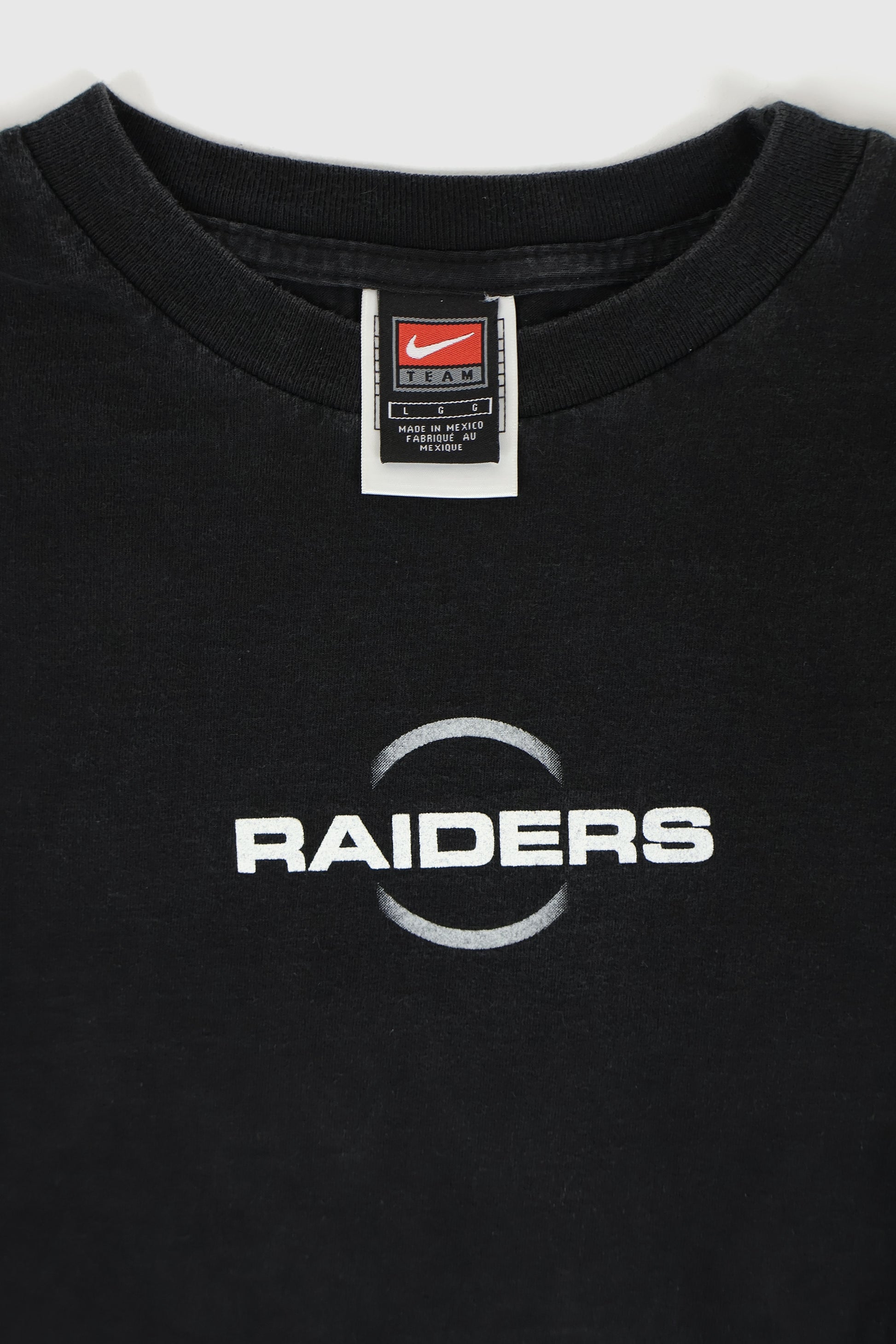 Vintage Nike Oakland Raiders Long Sleeve Tee Image 3