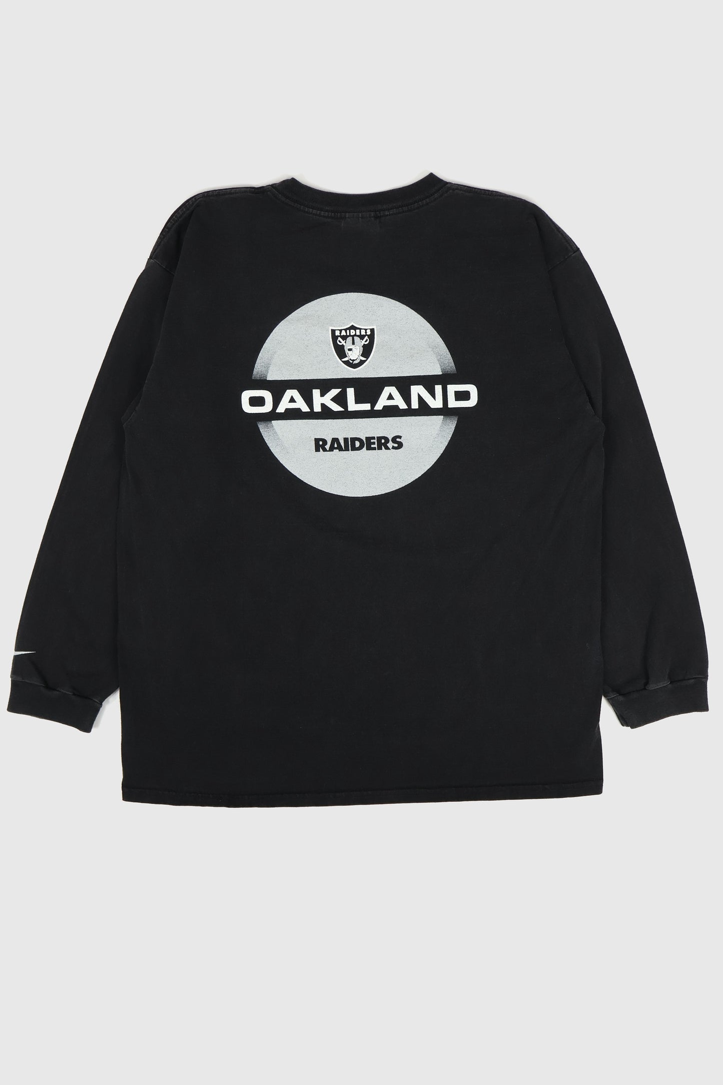 Vintage Nike Oakland Raiders Long Sleeve Tee Image 1
