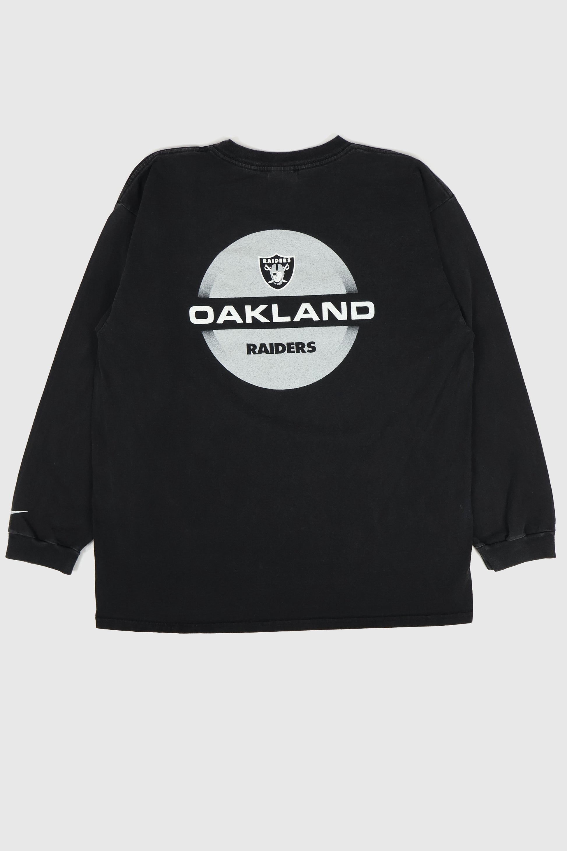Vintage Nike Oakland Raiders Long Sleeve Tee Image 1