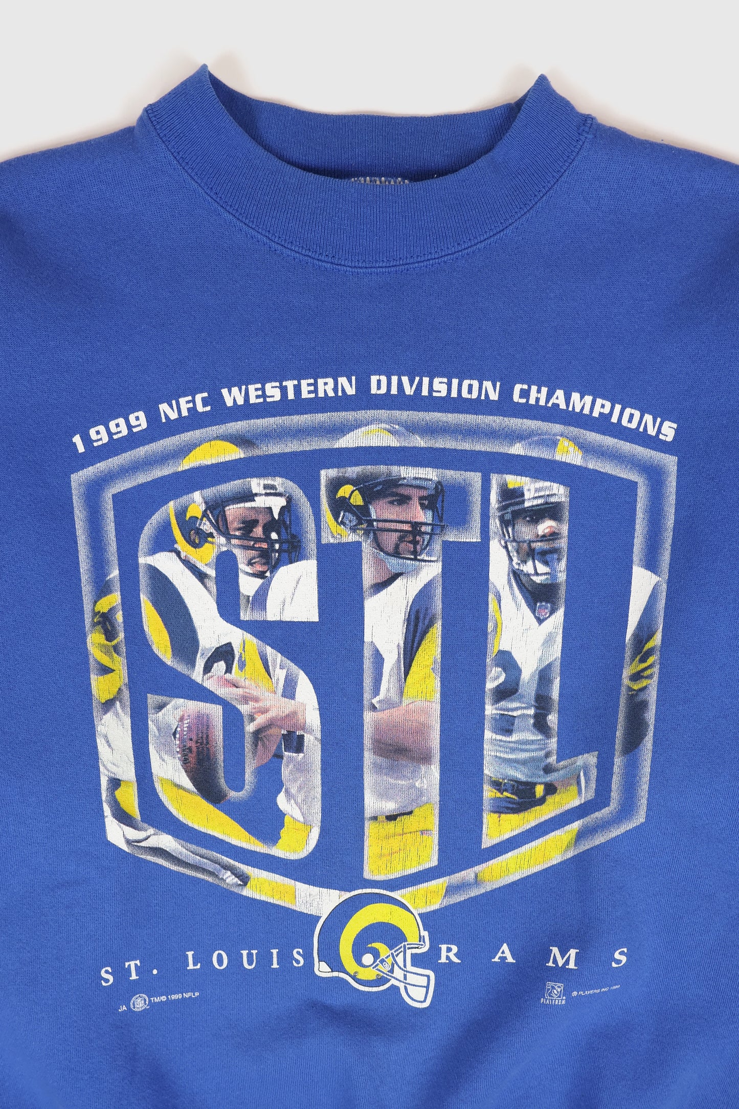 Vintage St. Louis Rams 1999 Western Division Champions Crewneck Image 1