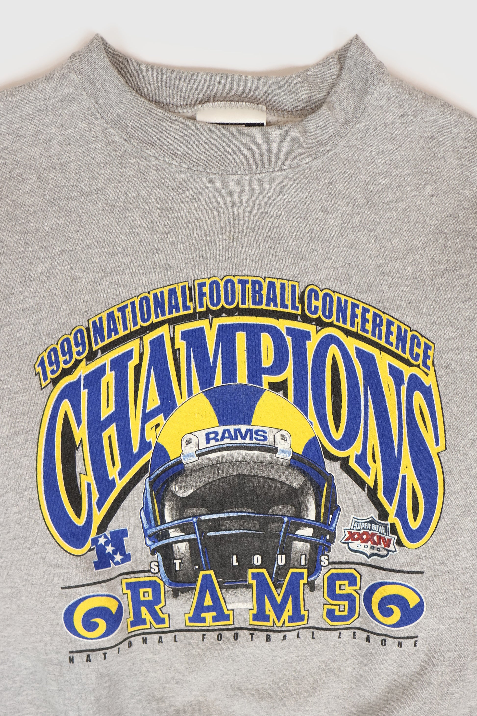 Vintage St. Louis Rams 1999 NFC Champions Crewneck Image 1
