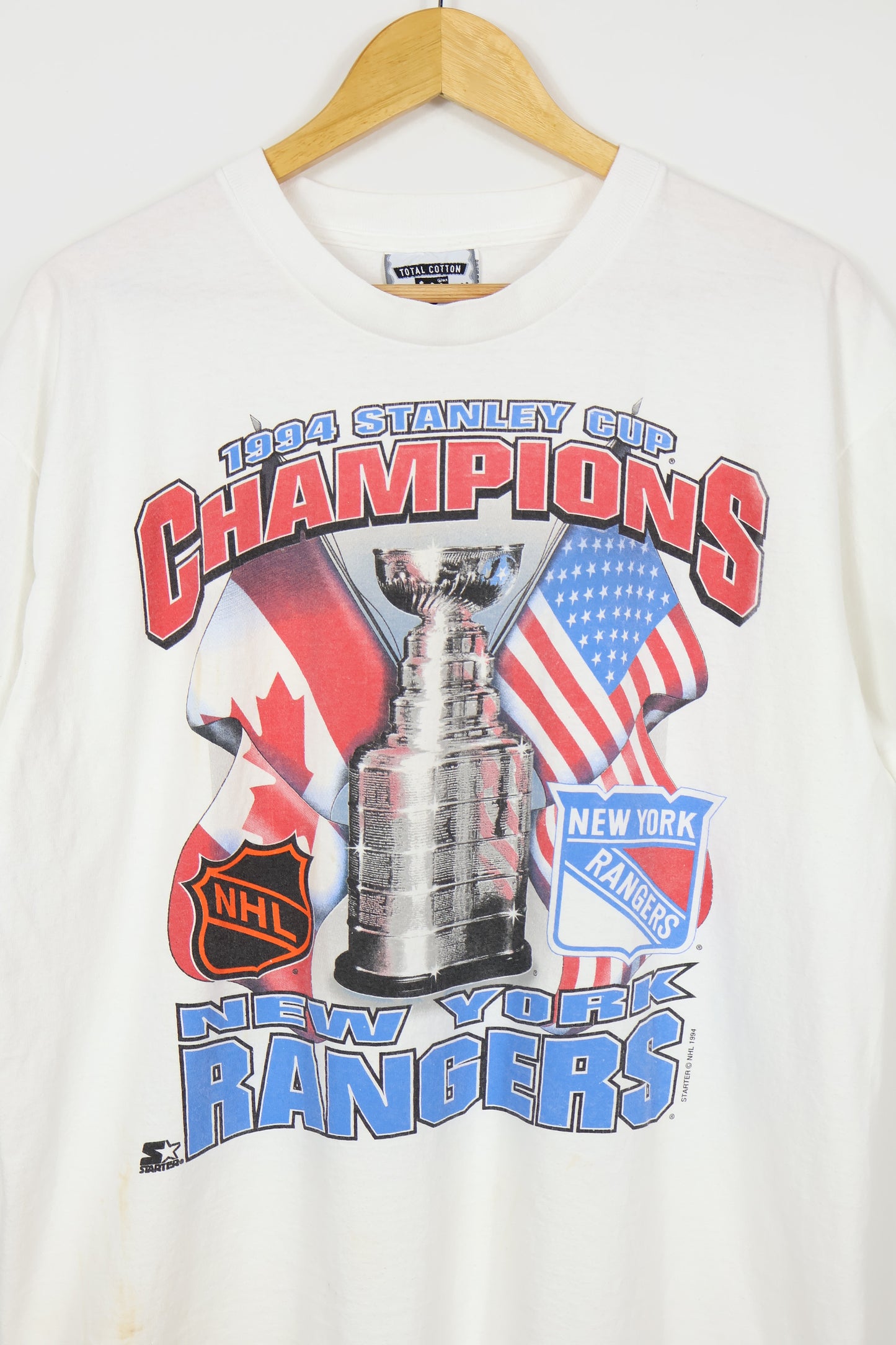 Vintage New York Rangers 1994 Stanley Cup Champions Tee