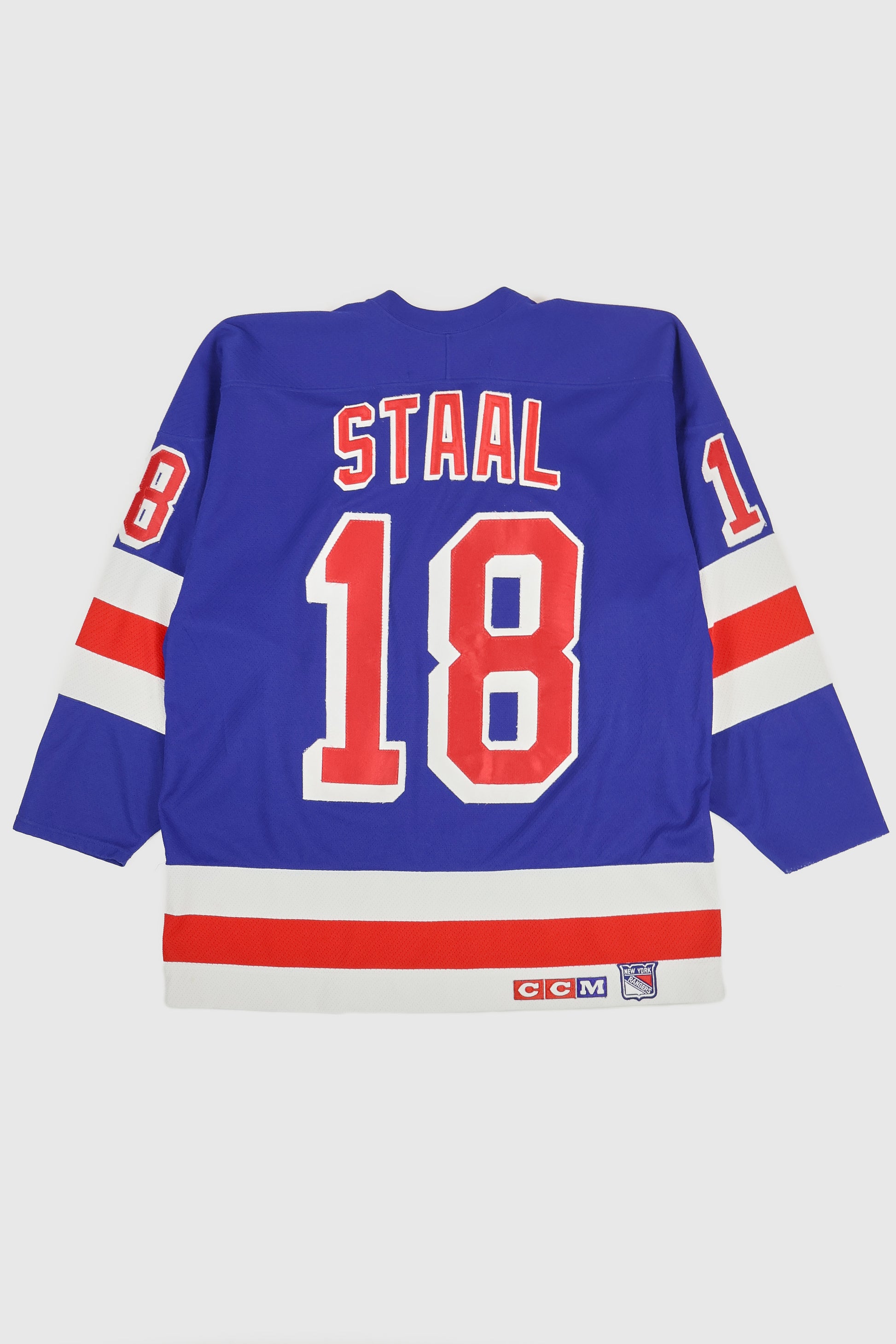 Vintage New York Rangers Marc Staal Jersey Image 1