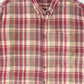 Vintage Red Plaid Flannel Button-Down Shirt Image 1