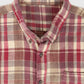 Vintage Red Plaid Flannel Button-Down Shirt Image 2