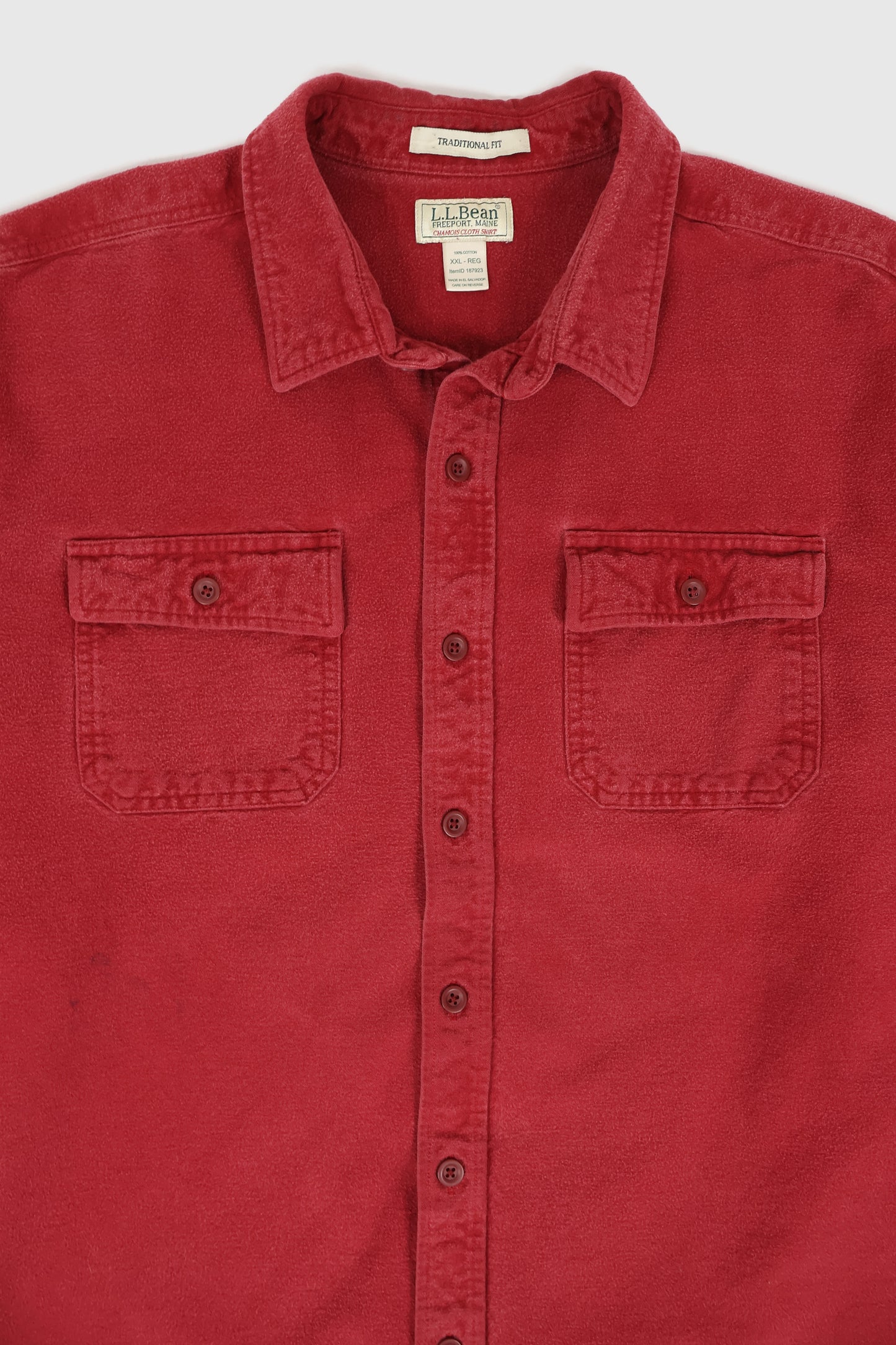 Vintage L.L. Bean Flannel Button-Down Shirt Image 1