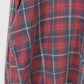 Vintage Red Plaid Button-Down Shirt