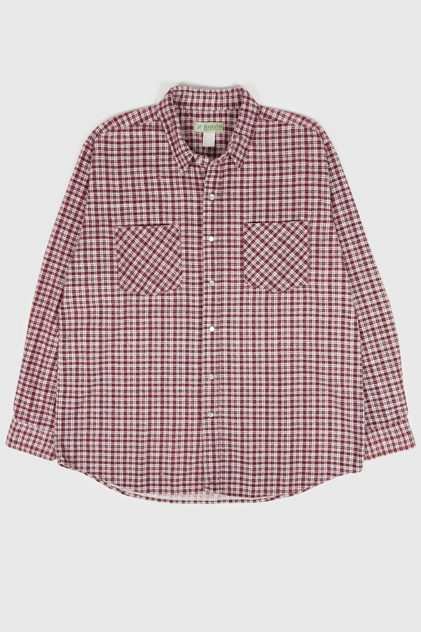 Vintage Snap Button Flannel Shirt
