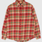 Vintage Land's End Flannel Button-Down Shirt Image 0
