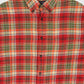 Vintage Land's End Flannel Button-Down Shirt Image 1
