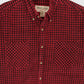 Vintage Red Flannel Button-Down Shirt Image 1