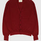 Vintage Red Cardigan Sweater Image 0