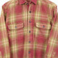 Vintage Acid Washed Cropped Heavyweight Button-Down