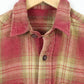 Vintage Acid Washed Cropped Heavyweight Button-Down