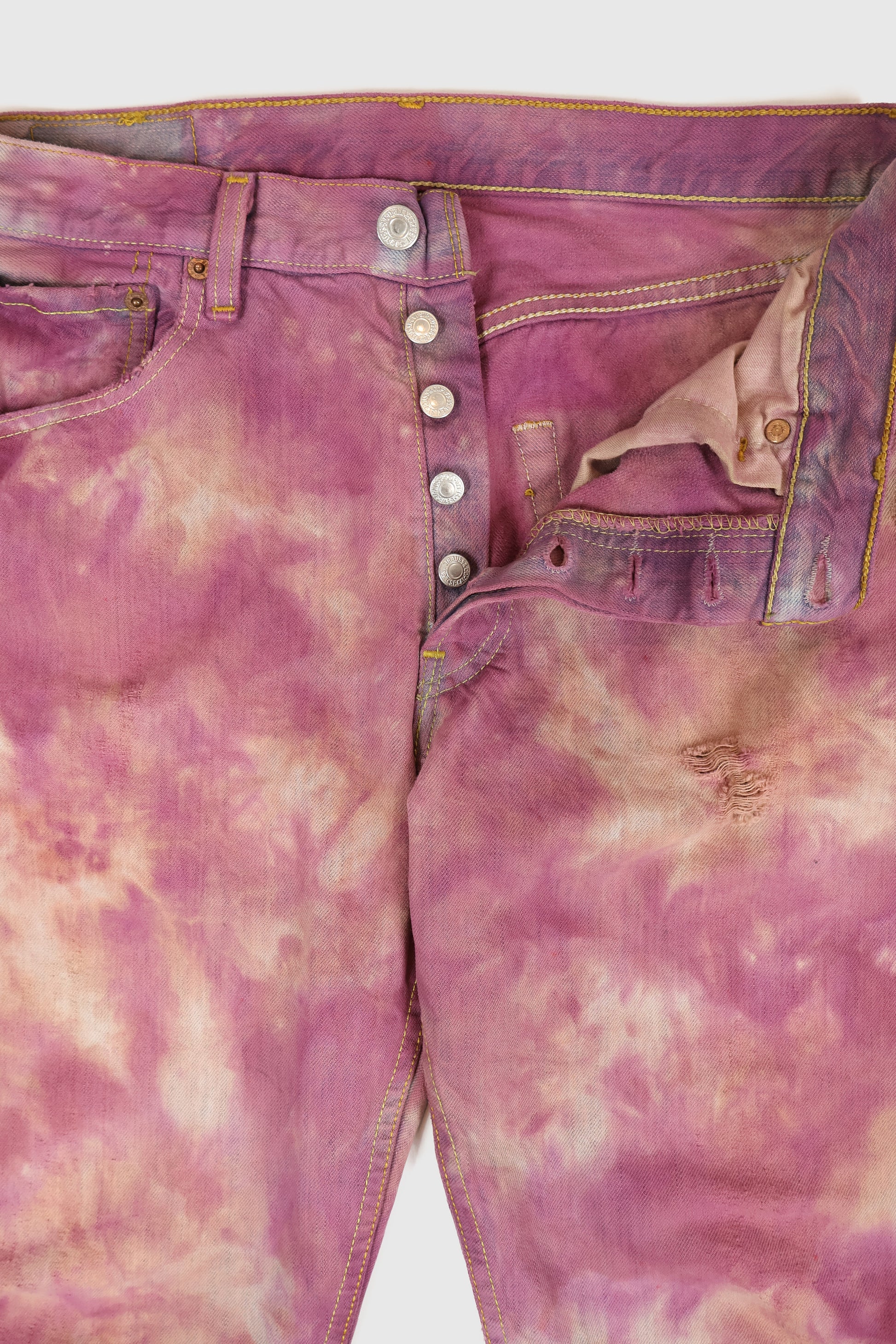 Vintage Levi's 501 Dyed Button-Fly Jeans Image 2