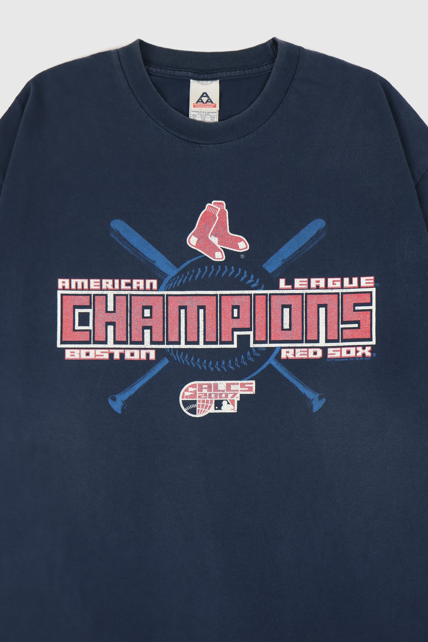 Vintage Boston Red Sox 2007 AL Champions Tee Image 1