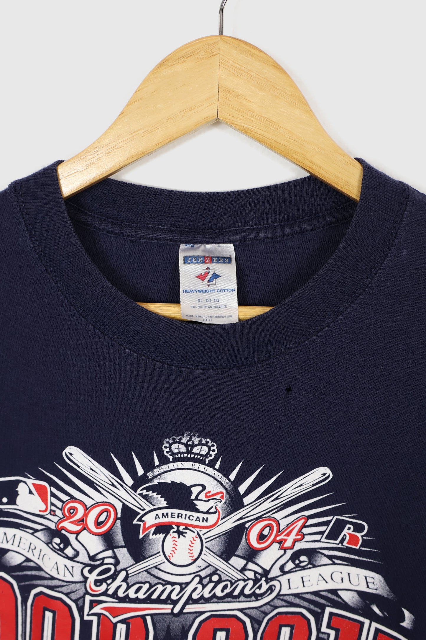Vintage Boston Red Sox 2004 American League Champions Tee