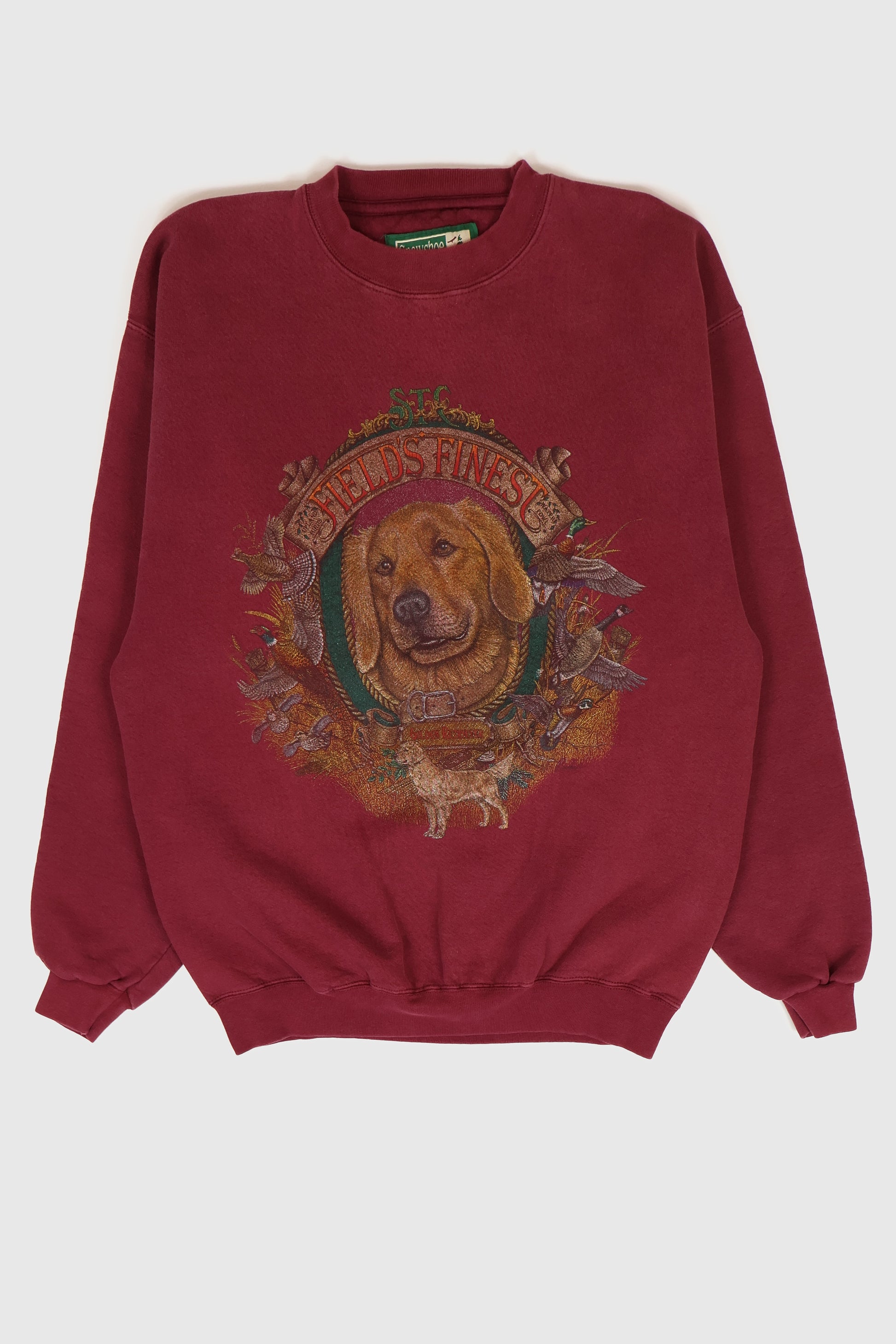 Vintage Golden Retreiver Crewneck Image 0