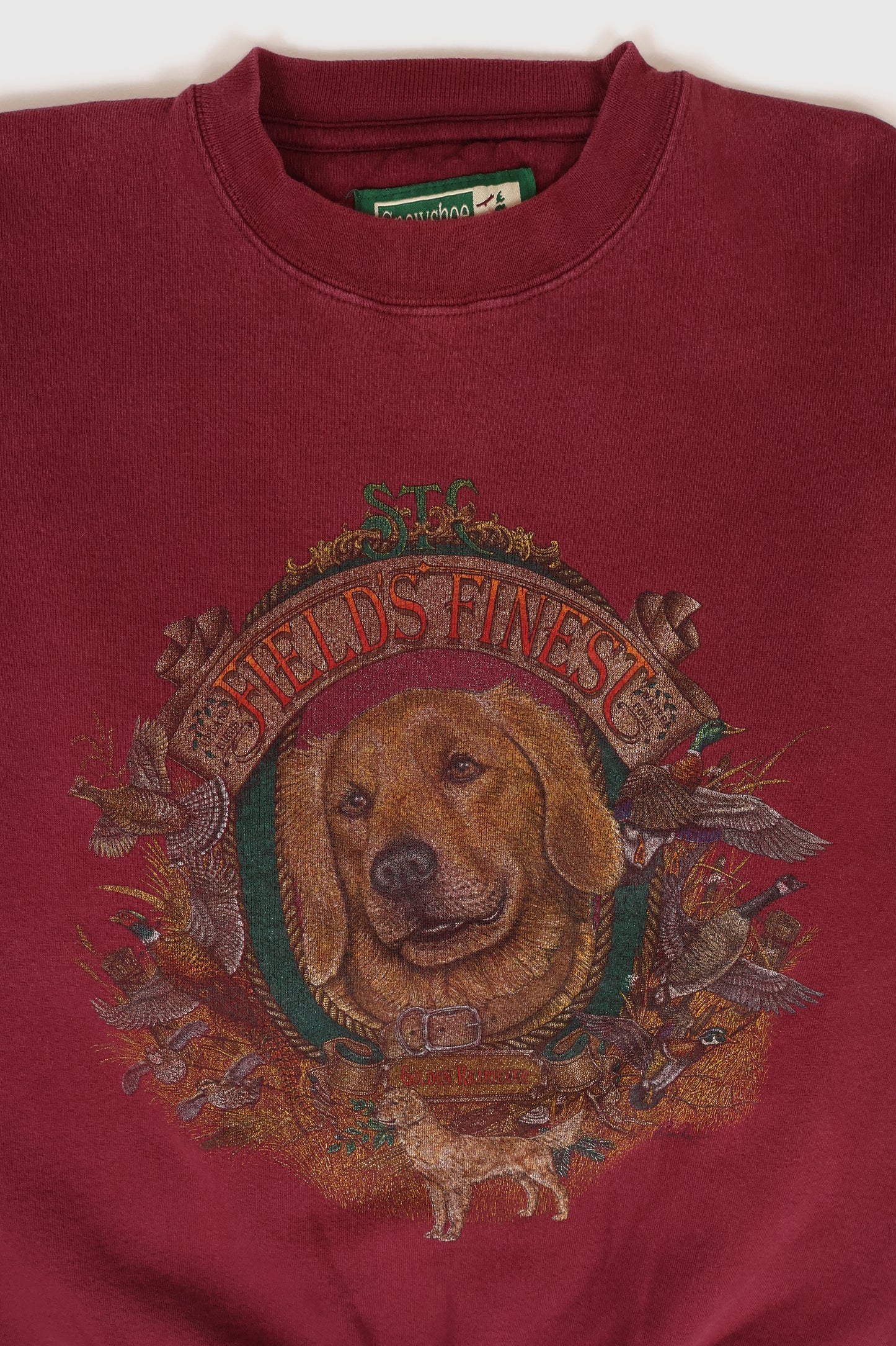 Vintage Golden Retreiver Crewneck Image 1