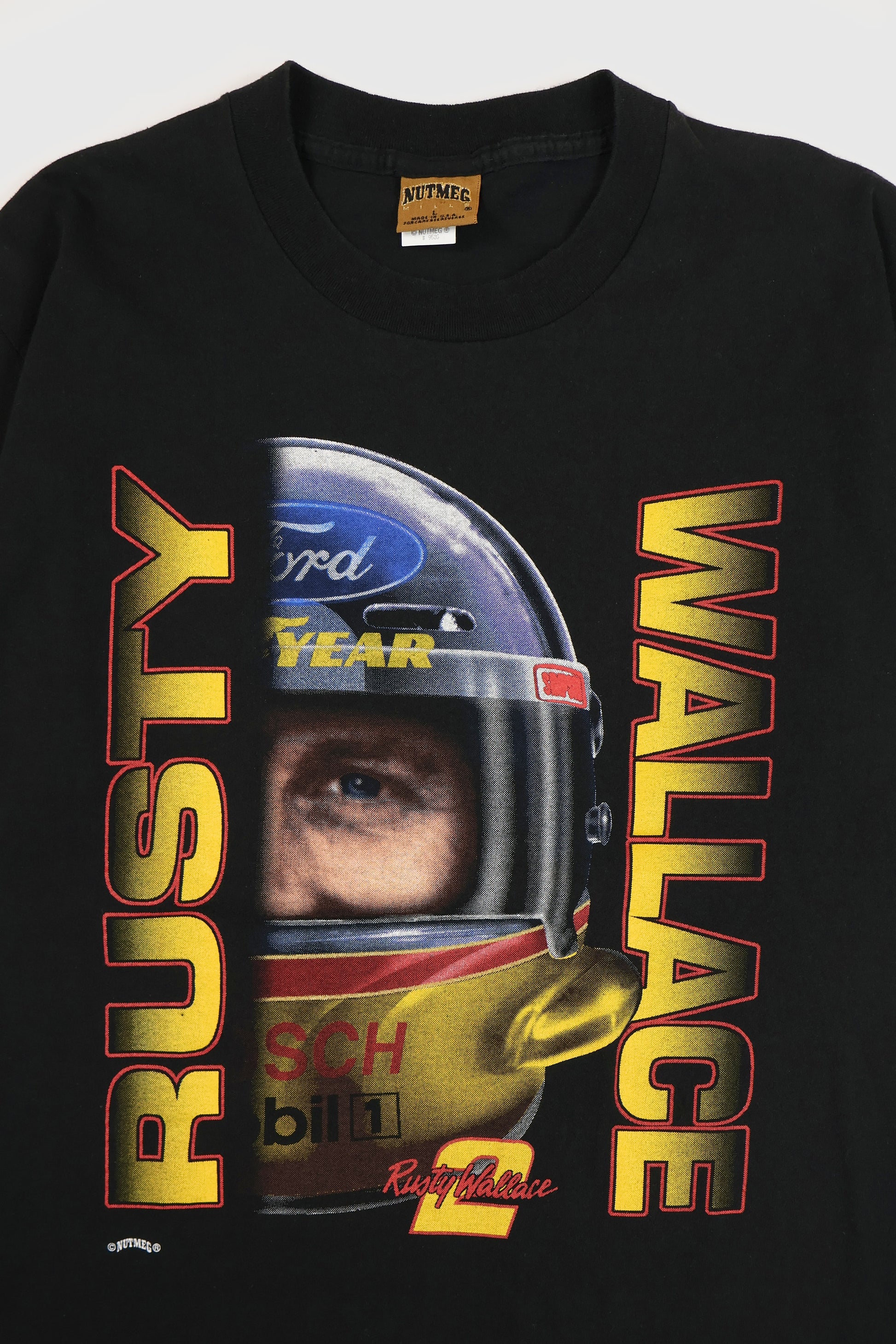 Vintage Rusty Wallace NASCAR Tee Image 1