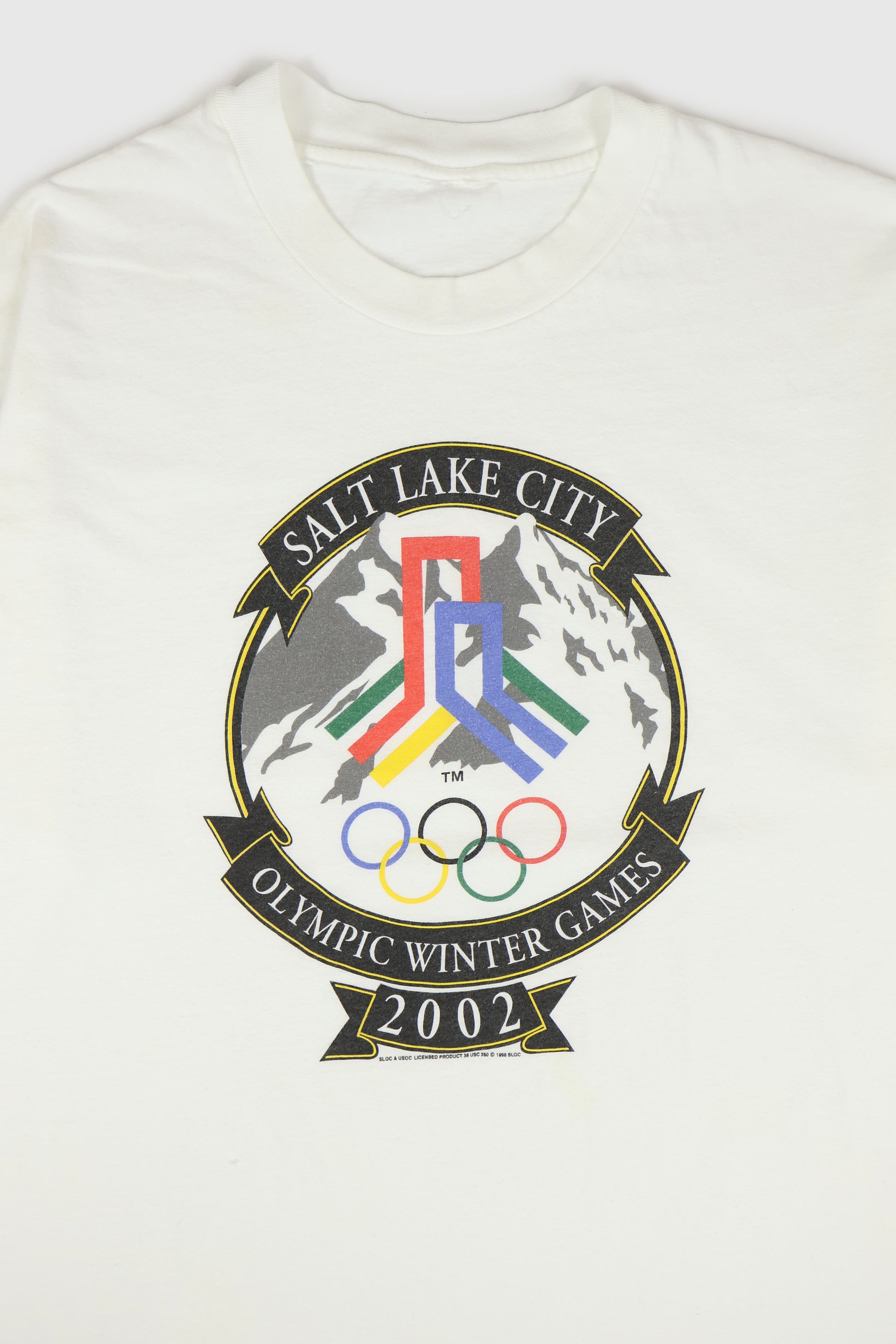 Vintage Salt Lake City 2002 Olympic Winter Games Tee Image 1